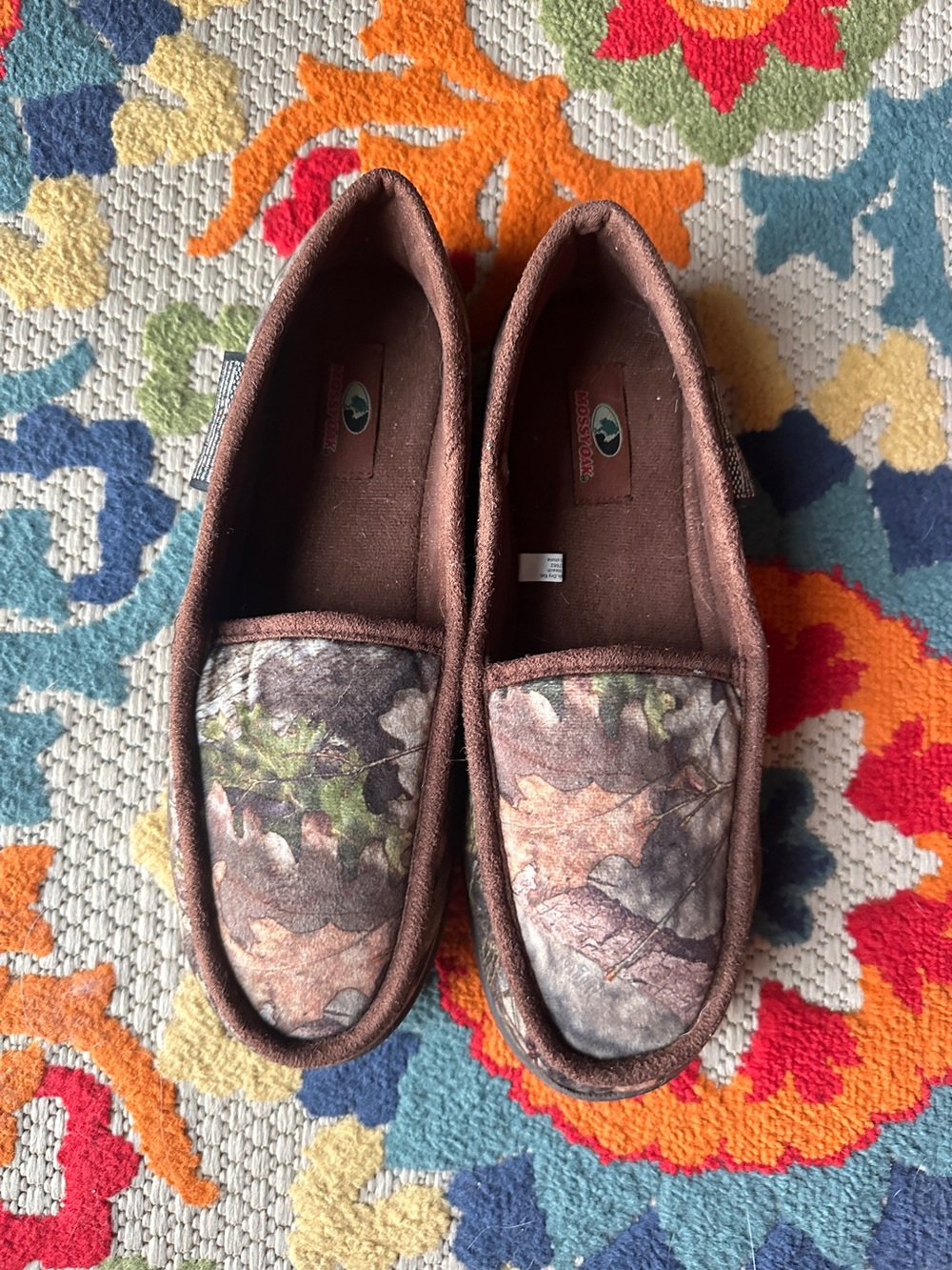 Mossy Oak Camo House Slippers Men’s Size 11/12 Indoor Outdoor Slip On